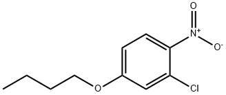 4-丁氧基-2-氯-1-硝基苯 结构式