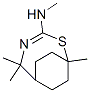 N,1,5,5-tetramethyl-2-thia-4-azabicyclo[4.2.2]dec-3-en-3-amine 结构式