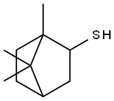 1,7,7-trimethylnorbornane-2-thiol 结构式
