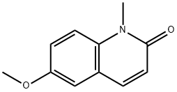 6-甲氧基-1-甲基喹啉-2(1H)-酮, 5392-11-0, 结构式