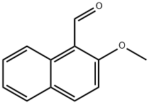 2-甲氧基-1-萘醛, 5392-12-1, 结构式