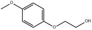 2-(4-甲氧基苯氧基)-1-乙醇 结构式