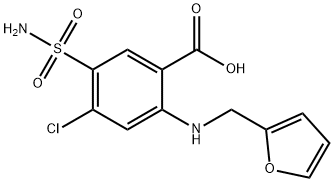 呋塞米, 54-31-9, 结构式