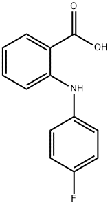 N-(4-氟苯基)邻氨基苯甲酸, 54-60-4, 结构式