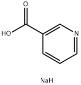 吡啶-3-羧酸钠 结构式