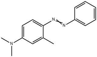 4-二甲氨基-2-甲基偶氮苯, 54-88-6, 结构式