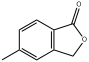 5-メチル-1,3-ジヒドロイソベンゾフラン-1-オン 化学構造式