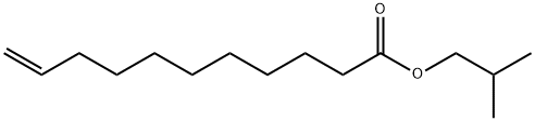 isobutyl undec-10-enoate 结构式