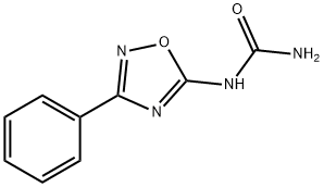 1-(3-Phenyl-1,2,4-oxadiazol-5-yl)urea 结构式