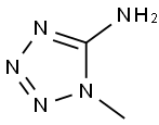 1-甲基-5-氨基四氮唑, 5422-44-6, 结构式