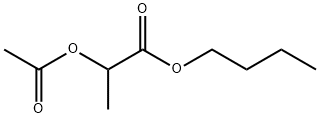 butyl 2-acetyloxypropanoate 结构式