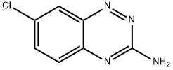 3-氨基-7-氯-1,2,4-苯并三嗪, 5423-53-0, 结构式