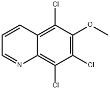 5,7,8-trichloro-6-methoxy-quinoline 结构式