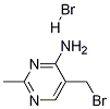5-(BroMoMethyl)-2-Methyl-4-pyriMidinaMine HydrobroMide, 5423-98-3, 结构式