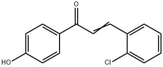 2-CHLORO-4'-HYDROXYCHALCONE 结构式