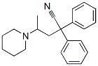 2,2-DIPHENYL-4-PIPERIDINOVALERONITRILE, 5424-11-3, 结构式