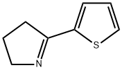5-(噻吩-2-基)-3,4-二氢-2H-吡咯, 5424-42-0, 结构式