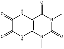 1,3-二甲基蝶啶-2,4,6,7(1H,3H,5H,8H)-四酮 结构式