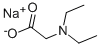 N,N-ジエチルグリシンナトリウム 化学構造式
