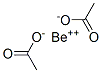 醋酸铍, 543-81-7, 结构式
