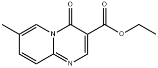 3-(エトキシカルボニル)-7-メチル-4H-ピリド[1,2-a]ピリミジン-4-オン 化学構造式