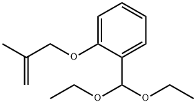 1-(diethoxymethyl)-2-(2-methylprop-2-enoxy)benzene 结构式
