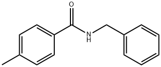 N-苄基-4-甲基苯甲酰胺 结构式