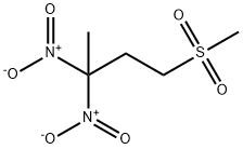 1-methylsulfonyl-3,3-dinitro-butane 结构式