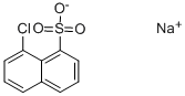 8-氯萘-1-磺酸钠, 5439-85-0, 结构式