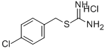 S-(4-CHLOROBENZYL)ISOTHIOURONIUM CHLORIDE Struktur