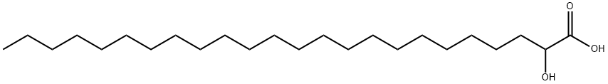2-羟基二十四烷酸, 544-57-0, 结构式