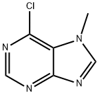 6-氯-7-甲基嘌呤, 5440-17-5, 结构式