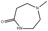 1-甲基-1,4-二氮杂环庚烷-5-酮, 5441-40-7, 结构式