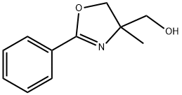 4-噁唑甲醇,4,5-二氢-4-甲基-2-苯基- 结构式