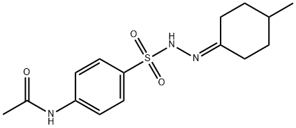 N-[4-[[(4-methylcyclohexylidene)amino]sulfamoyl]phenyl]acetamide 结构式
