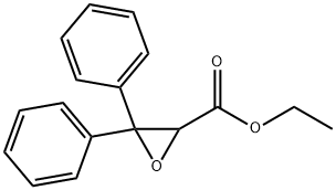 ethyl 3,3-diphenyloxirane-2-carboxylate 结构式