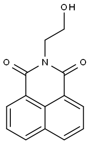 2-(2-HYDROXYETHYL)-1H-BENZO[DE]ISOQUINOLINE-1,3(2H)-DIONE 结构式