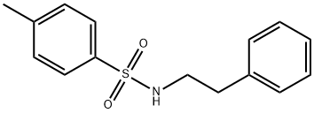 4-甲基-N-(2-苯乙酯)苯磺酰胺 结构式