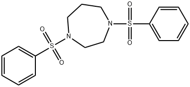 六氢-1,4-二苯磺酰基-1H-1,4-二氮杂卓, 5451-44-5, 结构式