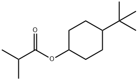 4-叔丁基环己基异丁酸酯 结构式