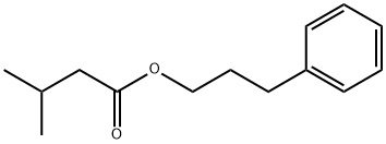 异戊酸3-苯丙酯, 5452-07-3, 结构式