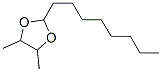4,5-dimethyl-2-octyl-1,3-dioxolane 结构式