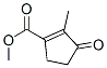 methyl 2-methyl-3-oxo-cyclopentene-1-carboxylate 结构式