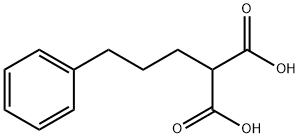 2-(3-苯基丙基)丙二酸 结构式