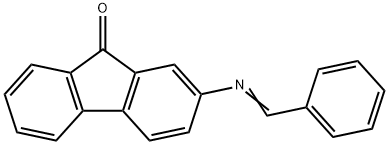 2-(benzylideneamino)fluoren-9-one 结构式