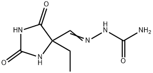 [(4-ethyl-2,5-dioxo-imidazolidin-4-yl)methylideneamino]urea 结构式