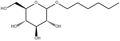 ヘキシル＝D-グルコピラノシド 化学構造式