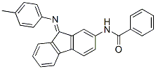 N-[9-(4-methylphenyl)iminofluoren-2-yl]benzamide 结构式