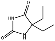 5,5-diethylhydantoin, 5455-34-5, 结构式
