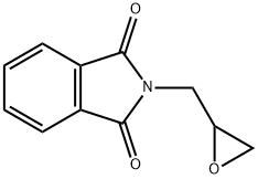N-(2,3-环氧丙基)邻苯二甲酰胺, 5455-98-1, 结构式